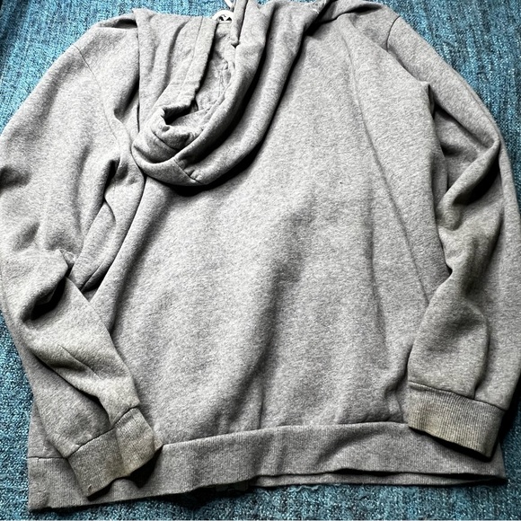 Vintage Y2K DC Skateboarding Grunge Zip Up Front Logo Hoodie Jacket in Gray - Picture 3 of 9